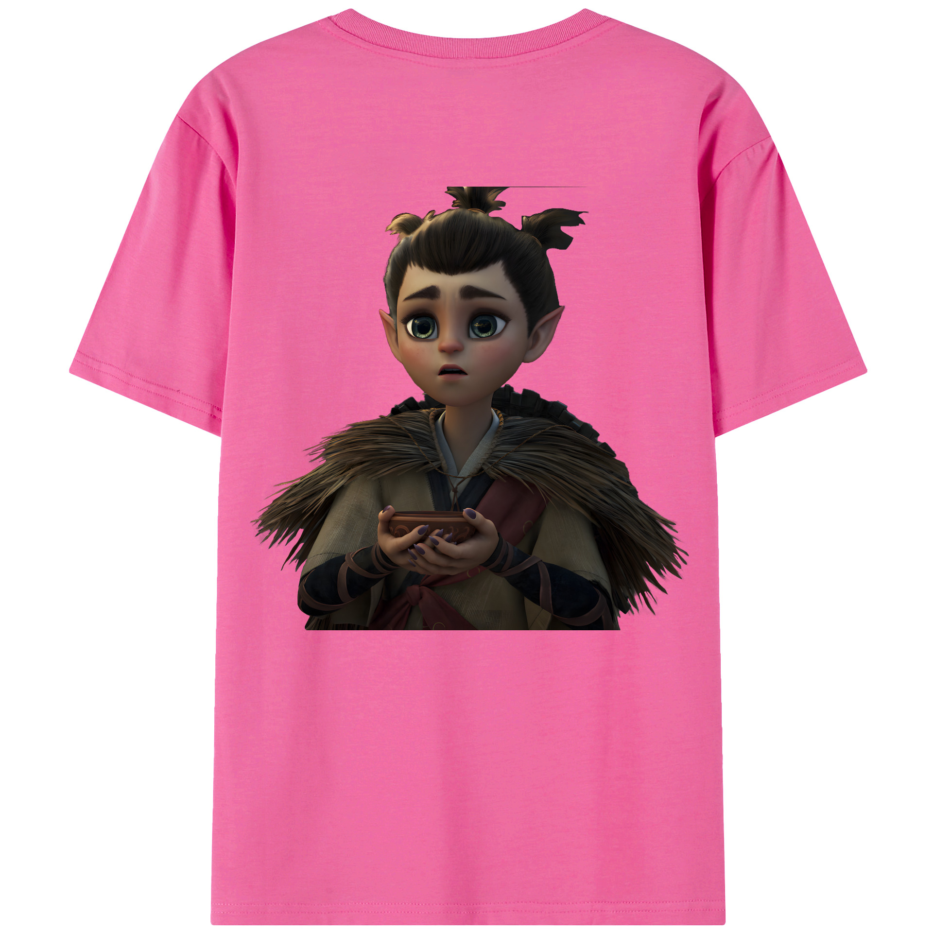 （画像用） Ne Zha 2 ナタ 魔童の大暴れ レディース半袖Tシャツ(バックプリント)
